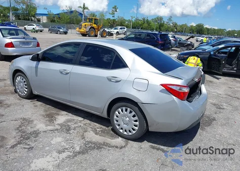 2015 Toyota Corolla Le из США, поврежденный, VIN 2T1BURHEXFC462694